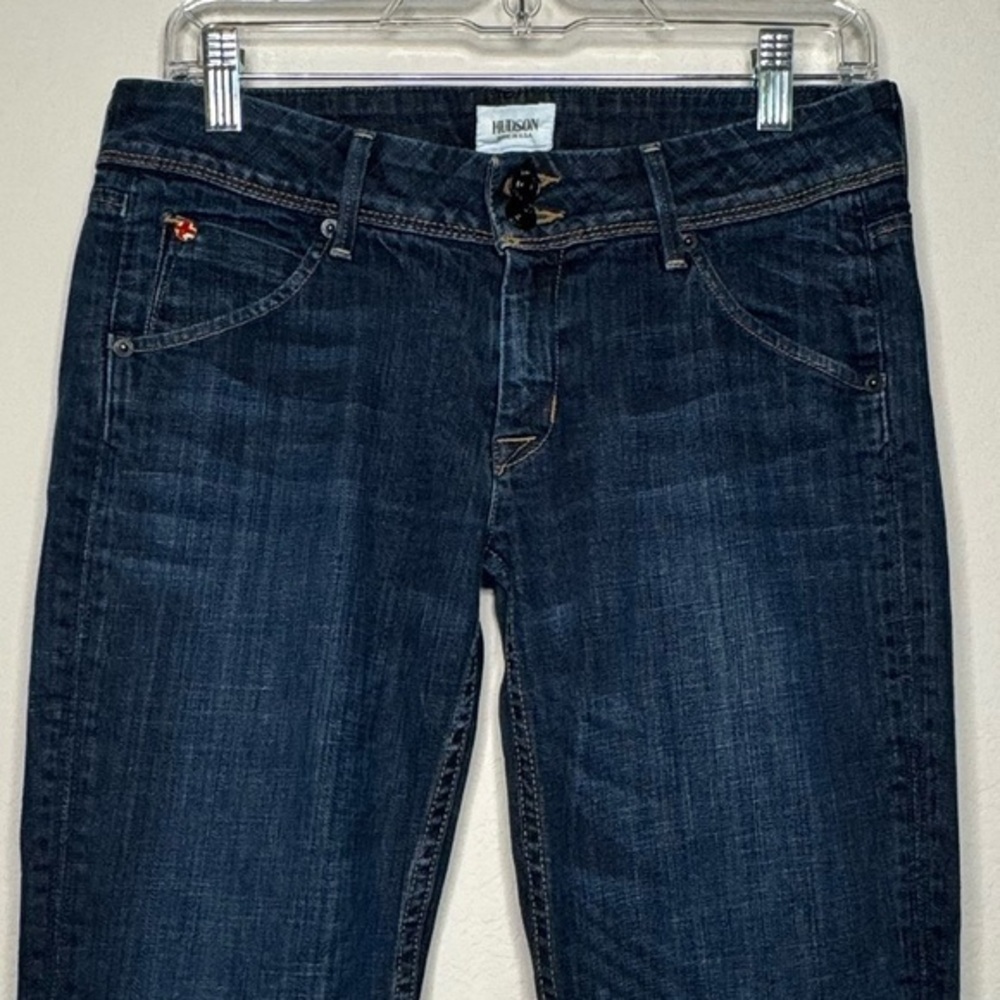 Hudson Made‎ in USA Dark Wash Skinny Jeans- Sz 27 - Picture 2 of 11